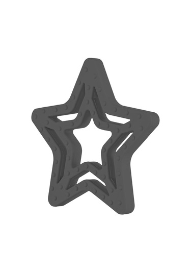 Silikon Diş Kaşıyıcı Yıldız Platinium Gri