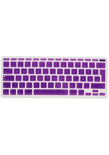 Homyl Avrupa 11 Inç Macbook Için Almanca Fonetik Klavye Mor