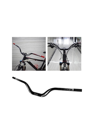 Suntek Dağ Bisikleti Gidon 31.8Mm 720/780Mm Ekstra Uzun 780-Mm-Siyah