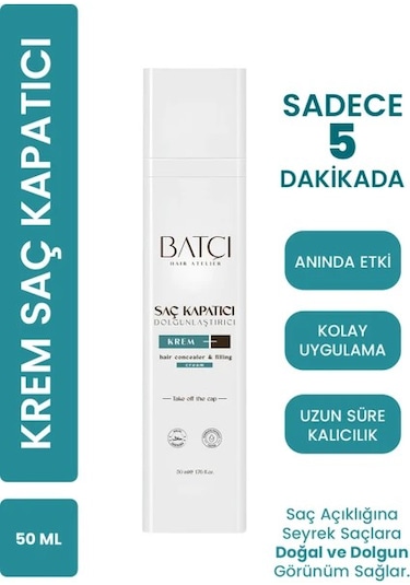 Batçı Hair Atelier Saç Kapatıcı Dolgunlaştırıcı Sıvı Krem 50 ML