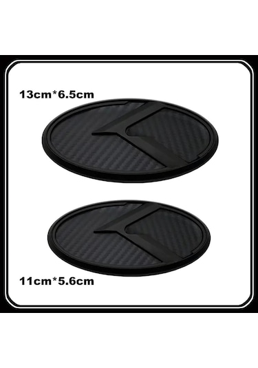 Stil 6-çok Tarzı Modifiye Araba Sticker Araba Ön Ve Arka Logo Rozeti Çıkartması Kıa Forte Optima Sorento Sportage Rio K