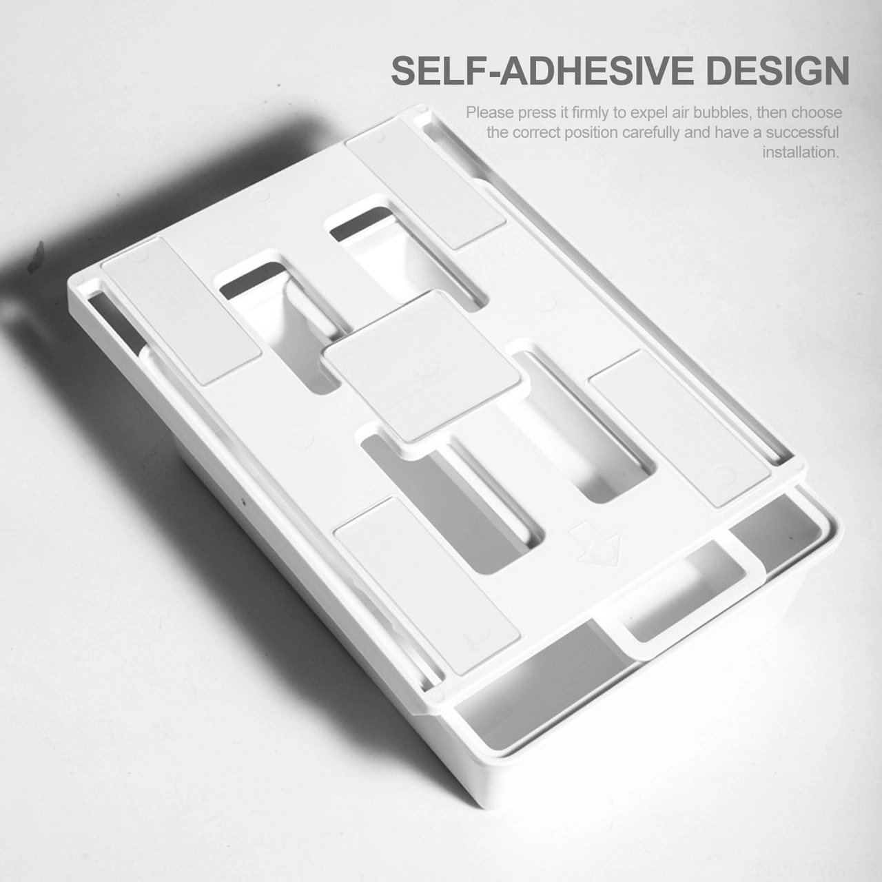 Geeksen Küçük Boy Beyaz Abs Plastik Oturmalı Sandalye Altı Çekmeceli Bölmeli Organizer Kutusu - Ofis, Ev, Okul İçin Uzun Ömürlü Uzunluk 27.5cm Diğer