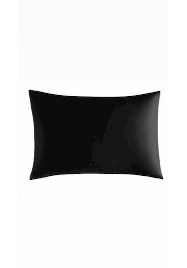 50x70cm 2adet %100 Cotton Yastık Kılıfı Siyah