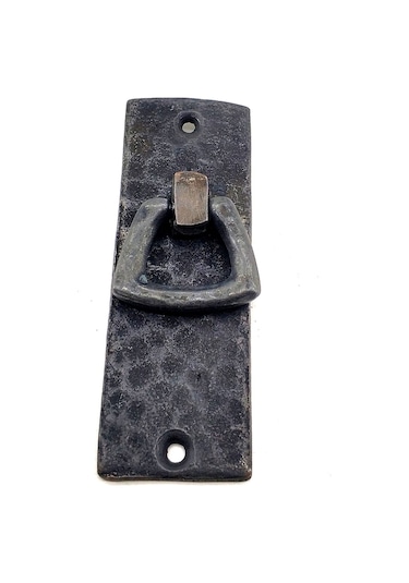 Hobi Mobilya Tasarımı İçin 31x90mm Antika Oksit Pirinç Dik Dövme Kapı Kulbu Renkli