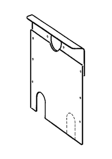 Truma S 2200 Isıtıcı. Sol Isıtma Çıkışı Koruyucu Plaka