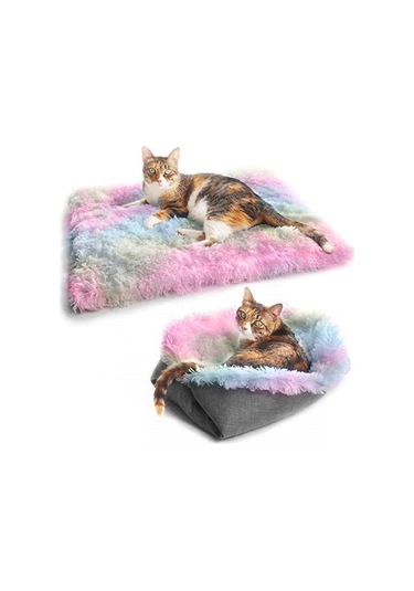 Kapalı Kediler İçin Kedi Yatağı Yıkanabilir Kedi Yatakları Evcil Hayvan Yatağı Yenilikçi Tasarım Güvenli Isınma Rahat