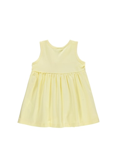 Civil Baby Gipe - Kurdelalı 6-18 Ay Elbise - Sarı Soft Sarı