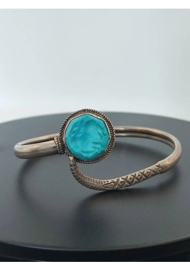 Turkuaz Gümüş Bileklik 297 Gümüş