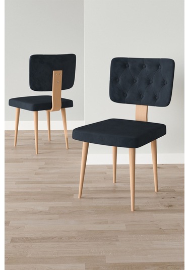 Lars Atlantik 80x132 Açılabilir Mdf Masa Yemek Odası Takımı,mutfak Takımı 4 Adet Sandalye Antrasit