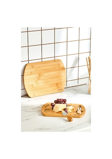 Karaca  Lily Bamboo 2'li Pro Kesme Ve Sunum Tahtası