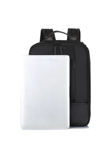 Createtech Kahverengi İş Dizüstü Çantası, 15.6" Kaliteli Naylon, Usb Şarjlı, Büyük Kapasite Kahverengi