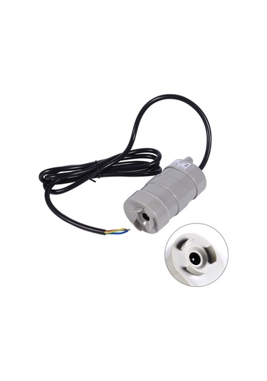 Hangfox 12v Dc Mikro Daldırma Pompa - 1000 L/h Akış, 5m Basınç, Seramik Mil - Bahçe Fıskiyesi, Sulama, Araç Uyumlu 1.5m Siyah Teli