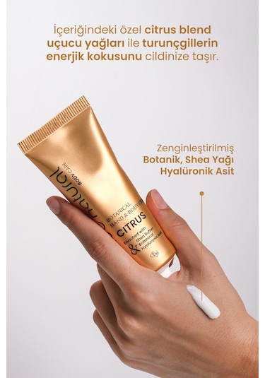 Bade Natural Citrus Bitkisel El ve Vücut Kremi 75 ML