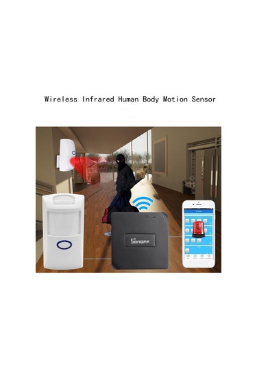 Ct60 Pır2 Kablosuz Kızılötesi Dedektör İnsan Vücudu Hareket Sensörü Akıllı Ev İçin Duvara Monte Güvenlik Alarmı Akıllı Uzaktan Ab Tak