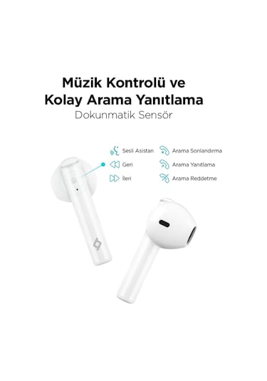 Ttec 2KM137B AirBeat Lite 2 TWS Bluetooth 5.0 Kulak İçi Kulaklık
