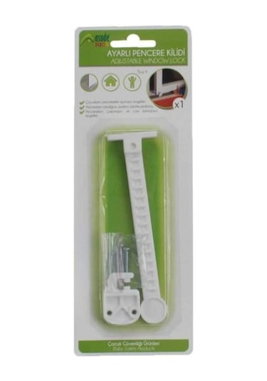 Pencere Havalandırma Kolu 5 Adet Pencere Kademeli Emniyet Kilidi Çok Renkli