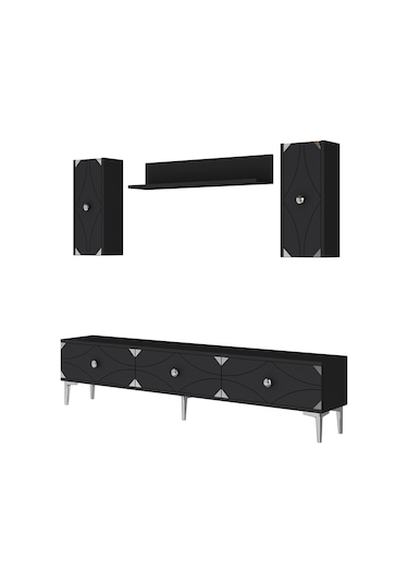Tvr1897as Alfa Tv Ünitesi Takımı Antrasit-silver 180cm