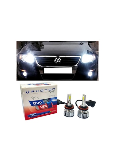 Vw Passat B6 Led Xenon Kısa Far Ampulü H7 Duo Yeni Seri Beyaz