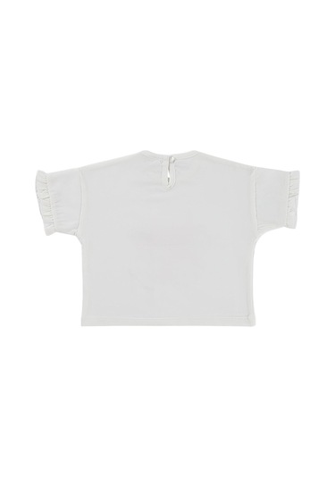 Civil Baby Summer Vibes Çiçek Baskılı 6-18 Ay Tişört - Ekru