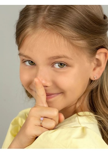 Veronika 925 Ayar Gümüş Nişan Yüzüğü 14975048 Altın