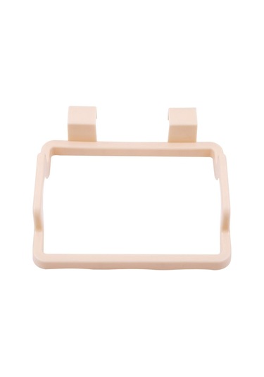 Asılı Çöp Çöp Torbası Tutucu Çöp Rafı Dolap Dolap Depolama Bez Askısı Çöp Kutusu Kutusu Mutfak Aksesuarları Alet Bej