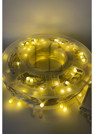 50 M İp Led Işık Ip20 İç Mekan Eklenebilir Fonksiyonlu Şeffaf Kablolu Dekoratif Led Işık Gün Işığı