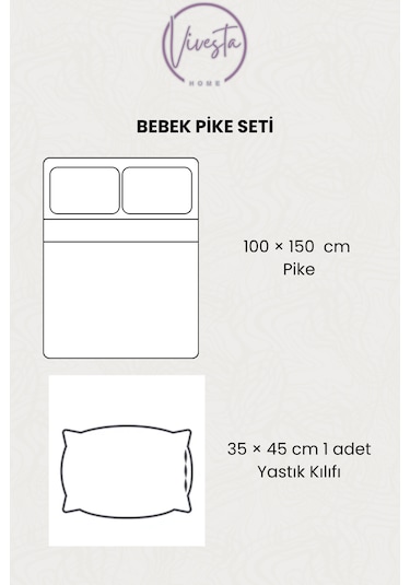 Hayvan Desenli Pamuk Bebek Pike Seti Yumuşak, Antialerjik ve Nefes Alan Kumaş Mavi Renkli