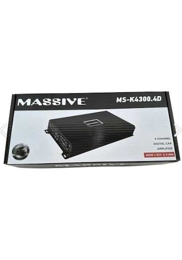 Massive Massive Ms-k4300.4d 4 Kanal Amfi 4x300w