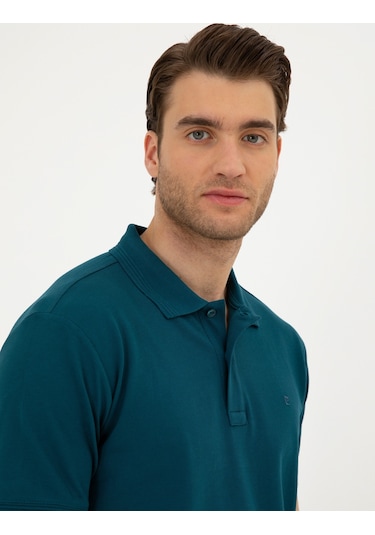 Pierre Cardin Erkek Zümrüt Tişört Basic 50280754-vr055 Zümrüt