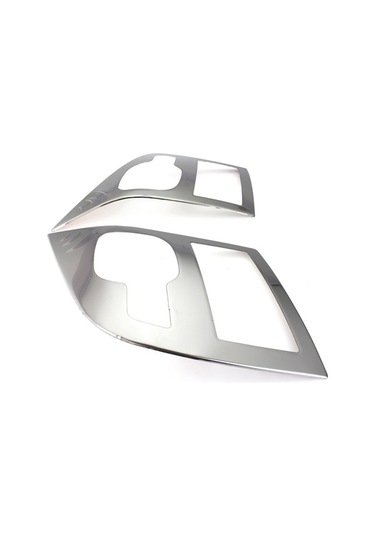 Ford Transit Uyumlu 2003-2013 Krom Far Çerçevesi 2 Parça Paslanmaz Çelik