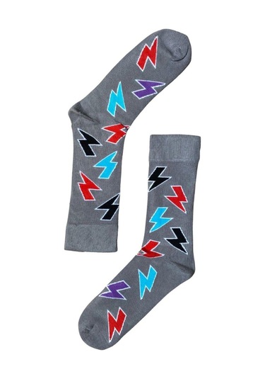 Erkek Gri Çorap 15kdcr146e-gri-1508 Çok Renkli