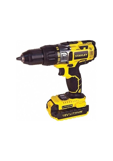 Stanley Li-Ion Çift Akülü Profesyonel Kömürsüz Darbeli Matkap SBH20D2K + 100 Parça Aksesuar Seti