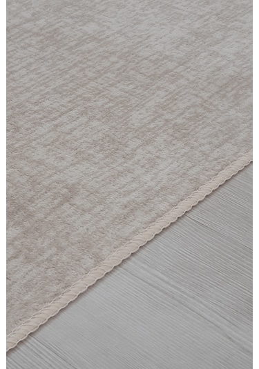 Lüle Halı Düz Renk Kaymaz Taban Yolluk Halı Bnynkremka2