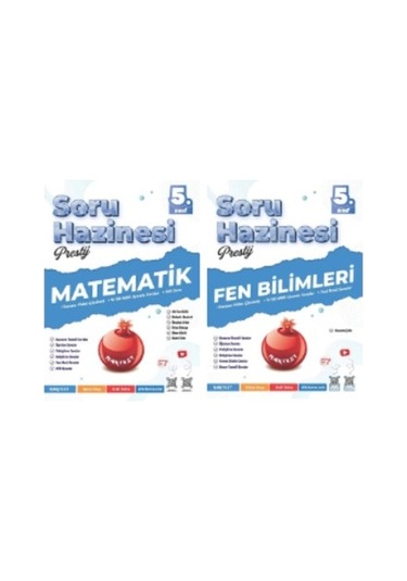 Nartest Yayınları 5. Sınıf Prestij Matematik - Fen Bilimleri Soru Hazinesi 2 Kitap