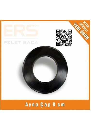 Ers Baca Duvar Ayna - Pelet Baca 8 Cm Ø 80 Mm