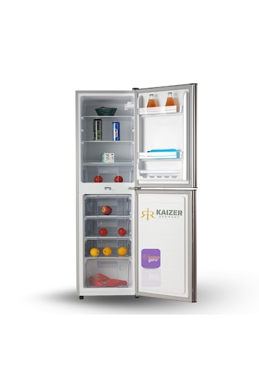 Kaizer Germany 240 Buzdolabı Alttan Buzluk - Antrasit 12 Volt / 24 Volt