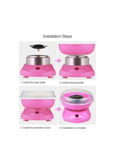 Elektrikli Pamuk Şeker Makinesi, Fiş:ab Kahve