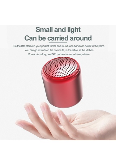 Teltree Düşük Tüketimli Bt 5.0 Mini Hoparlör, Taşınabilir Outdoor Ses Cihazı, 3w Güç, 400mah Pil, Mavi Renk