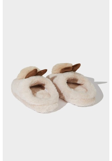 Defacto Kız Çocuk Düz Taban Panduf F1922a825wngr2 Gri