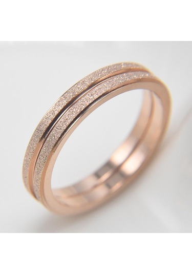 Gümüş Şık Erkek Kadın Buzlu Titanyum Çelik Bant Parmak Yüzük Düğün Teklifi Takı Aksesuarları Hediyeler Us 7 Gümüş