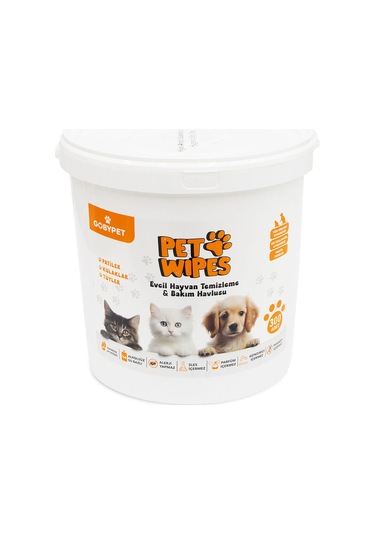 Gobypet Wipes Evcil Hayvan Temizlik Havlusu 300 Adet