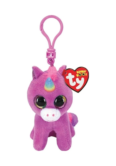 Ty Beanie Boos Peluş Unicorn Anahtarlık Rosette Çok Renkli