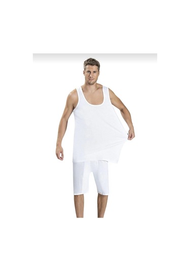 Jiber 180 Erkek Geniş Askılı Büyük Beden Atlet 6 Adet 001