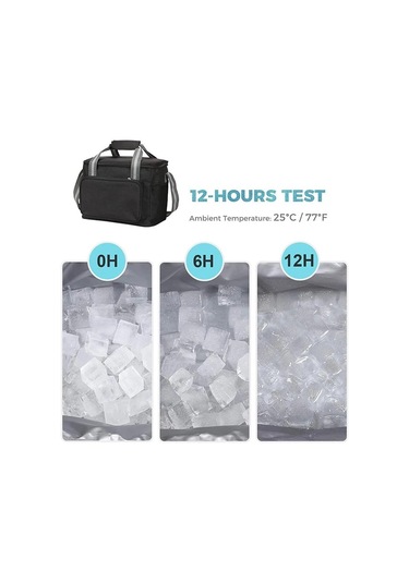 Teltree 15l Gri Oxford Kumaş Isı Saklama Çantası - Uzun Süreli Soğuk/ısı Tutma, Spor, Piknik, Outdoor Sıcaklık Koruyucu Çanta Çok Renkli