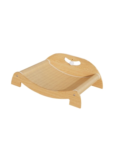 Suntek Kapalı Kedi Tırmalama Yatağı Rahat L-sırtlı-bilyalı