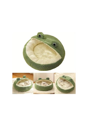 Geeroyoo Yarı Kapalı Kurbağa Evcil Hayvan Yuvaları Rahat Ve Nefes Alabilir