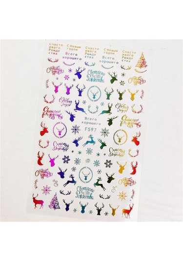 Üç Boyutlu Yapışkanlı Sticker F597
