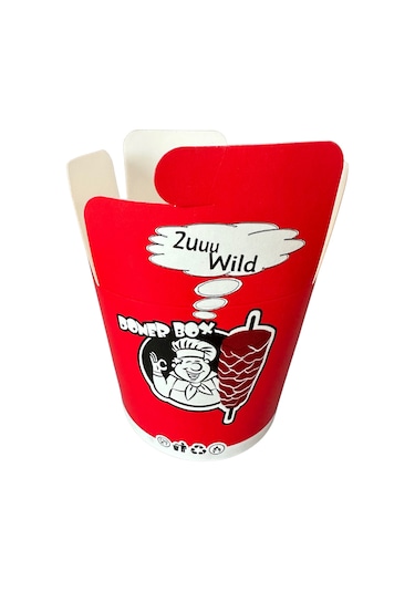 Fb Cup Döner Box Renk-kırmızı 26 Oz 500 Adet