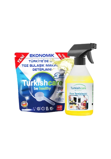 Toz Bulaşık Makinesi Deterjanı Ve Fırın Temizleyici Sprey Paketi