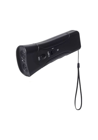 Geeroyoo Portatif Çift Hoparlörlü Ultrasonik Köpek Eğitim Cihazı, Taşınabilir Ve Çok Fonksiyonlu Köpek Eğitim Aleti